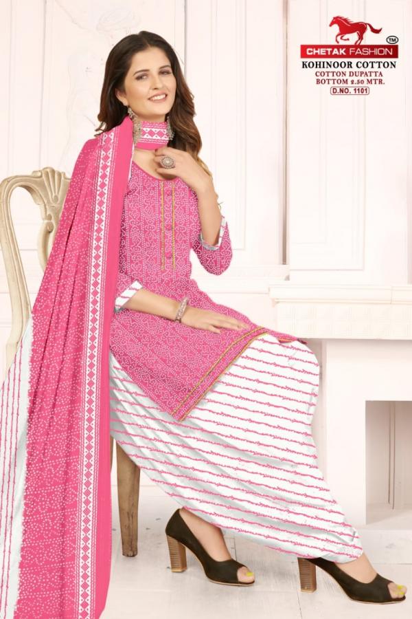 Chetak Fashion Kohinor Cotton Designer Patiyala Dress Material